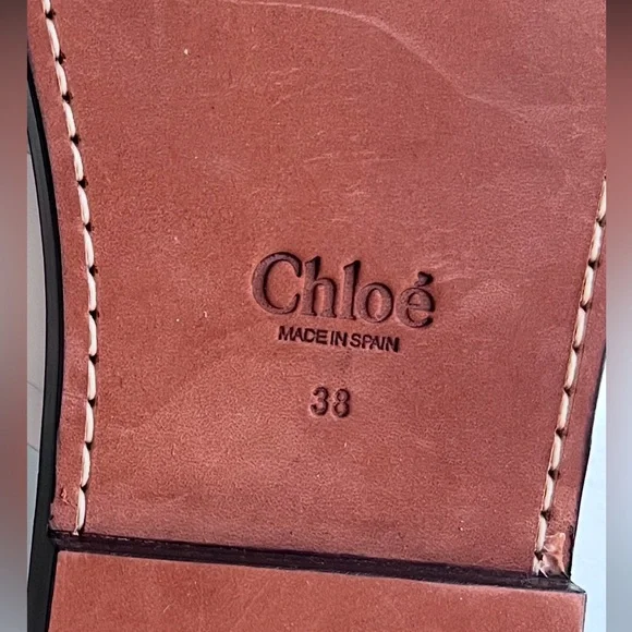 Chloé Rebecca Slide Sandal Size 38 - Picture 13 of 13